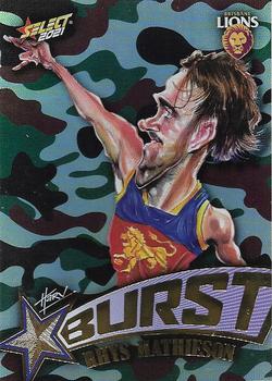 2021 Select AFL Footy Stars - Starburst Caricatures Camo #SBC5 Rhys Mathieson Front